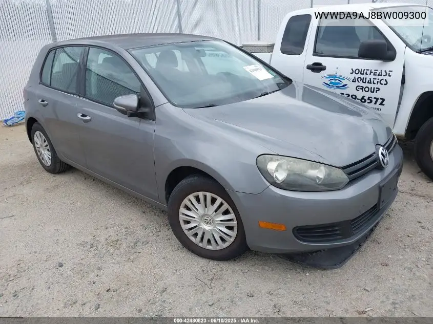 2011 Volkswagen Golf 2.5L 4-Door VIN: WVWDA9AJ8BW009300 Lot: 42480823