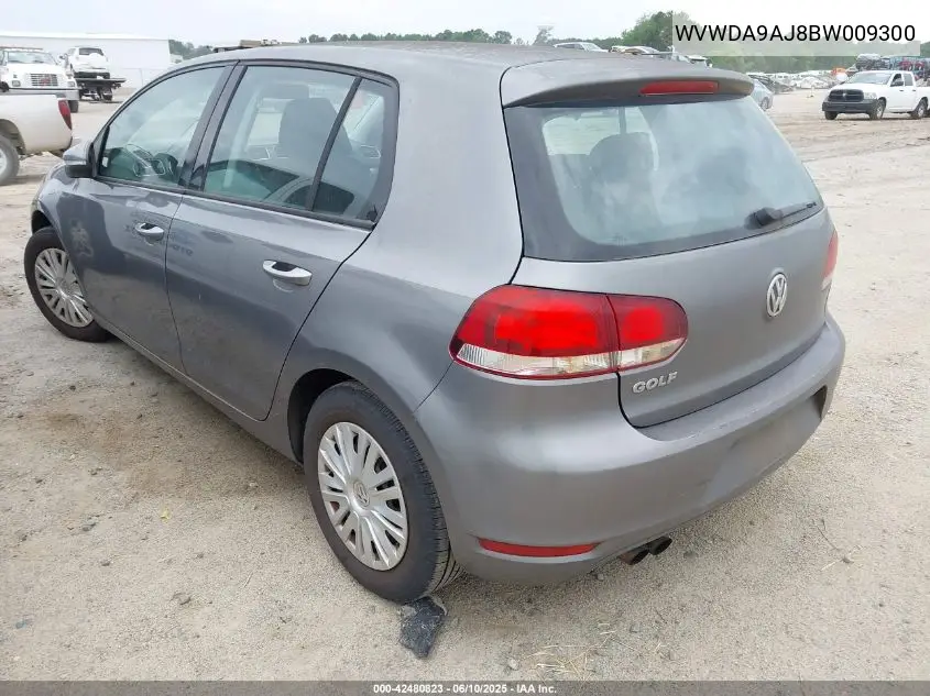 2011 Volkswagen Golf 2.5L 4-Door VIN: WVWDA9AJ8BW009300 Lot: 42480823