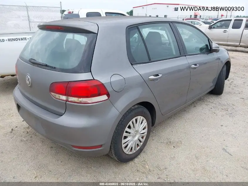 2011 Volkswagen Golf 2.5L 4-Door VIN: WVWDA9AJ8BW009300 Lot: 42480823
