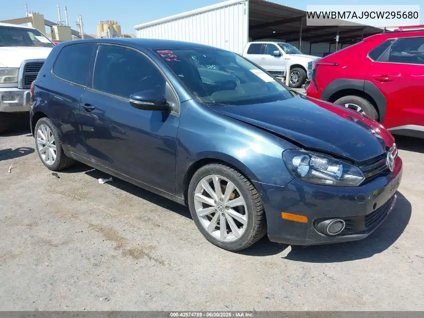 2012 Volkswagen Golf Tdi 2-Door VIN: WVWBM7AJ9CW295680 Lot: 42574789