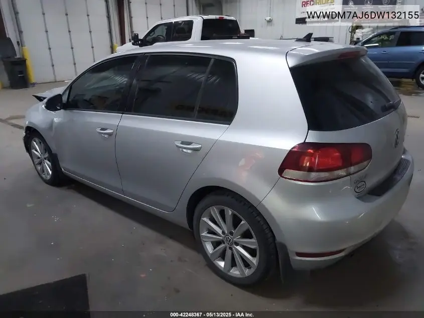 2013 Volkswagen Golf 2.0L Tdi 4-Door VIN: WVWDM7AJ6DW132155 Lot: 42248367