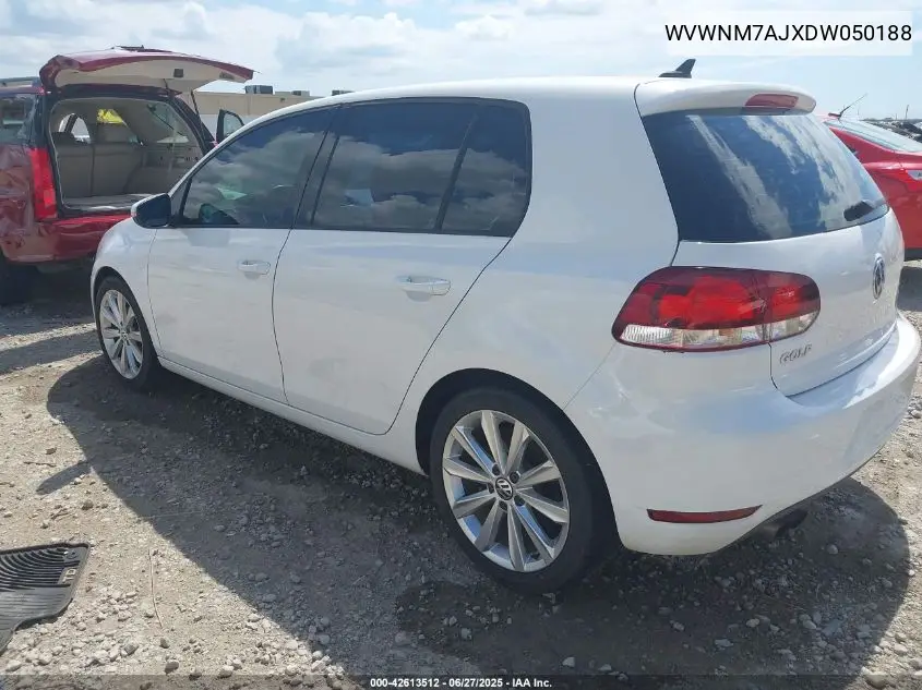 2013 Volkswagen Golf 2.0L Tdi 4-Door VIN: WVWNM7AJXDW050188 Lot: 42613512