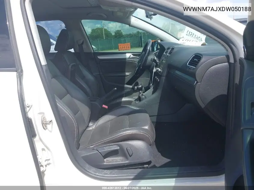 2013 Volkswagen Golf 2.0L Tdi 4-Door VIN: WVWNM7AJXDW050188 Lot: 42613512