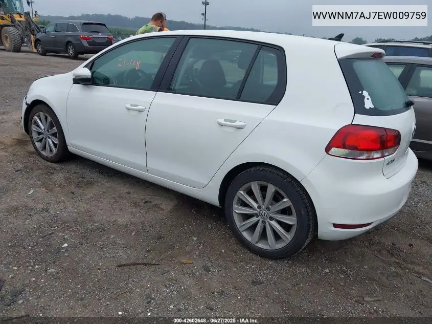 2014 Volkswagen Golf 2.0L Tdi VIN: WVWNM7AJ7EW009759 Lot: 42602648