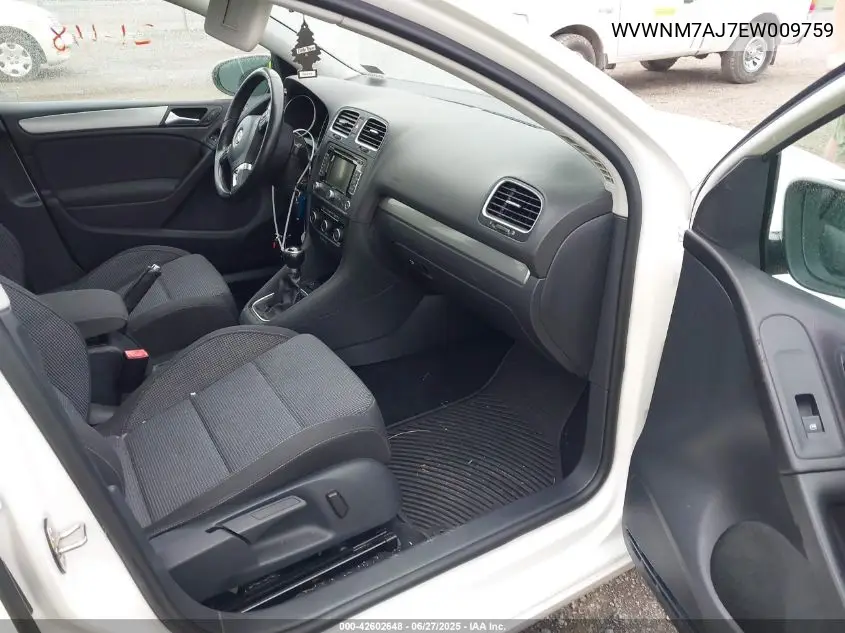 2014 Volkswagen Golf 2.0L Tdi VIN: WVWNM7AJ7EW009759 Lot: 42602648