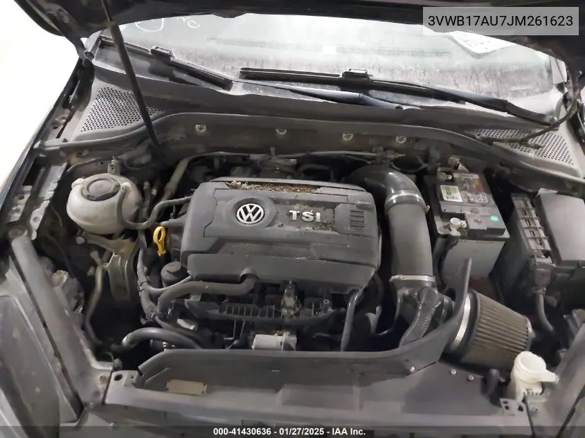2018 Volkswagen Golf Tsi S/Tsi Se VIN: 3VWB17AU7JM261623 Lot: 41430636
