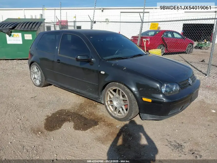 2005 Volkswagen Gti 1.8T VIN: 9BWDE61JX54019061 Lot: 42243280