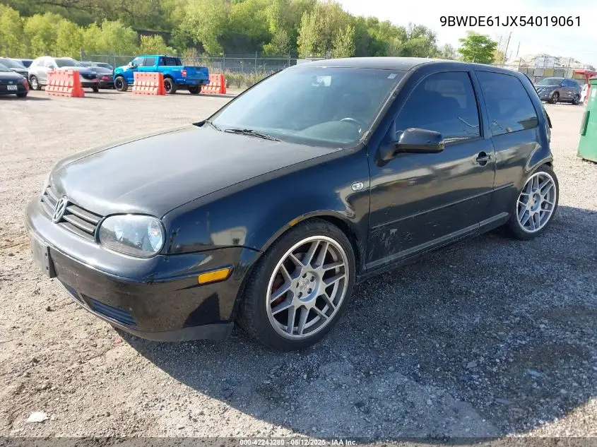 2005 Volkswagen Gti 1.8T VIN: 9BWDE61JX54019061 Lot: 42243280
