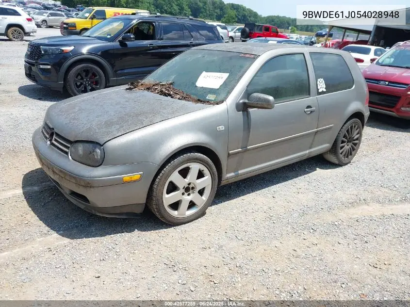 2005 Volkswagen Gti 1.8T VIN: 9BWDE61J054028948 Lot: 42577259