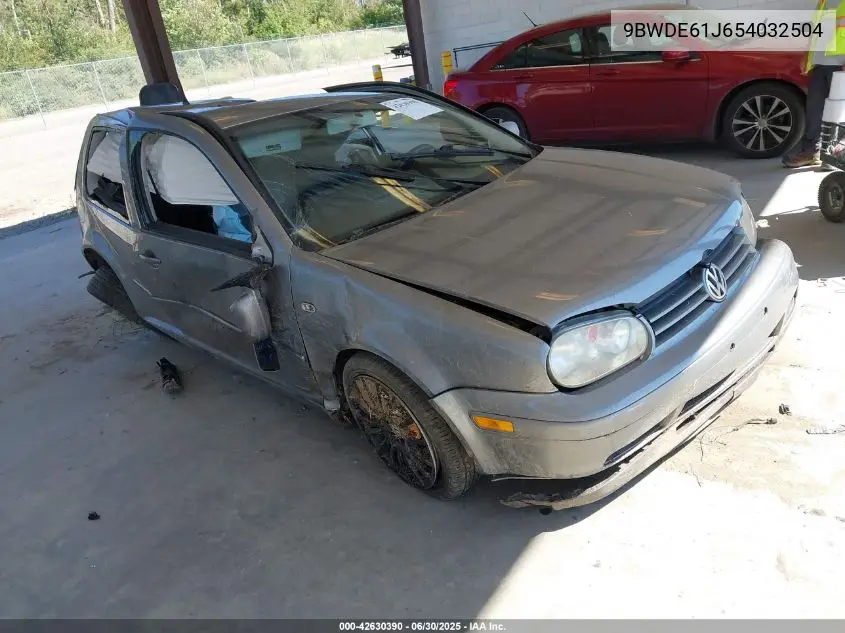 2005 Volkswagen Gti 1.8T VIN: 9BWDE61J654032504 Lot: 42630390