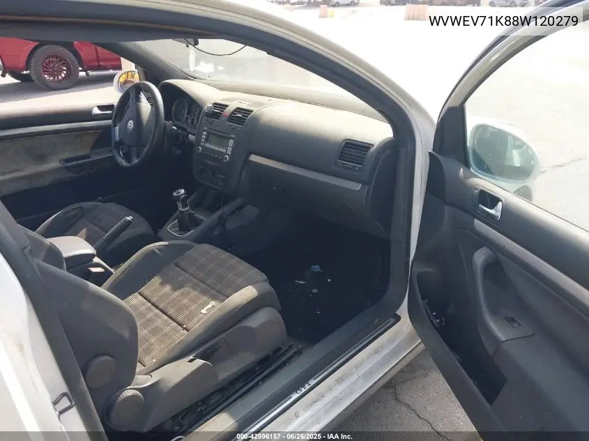 2008 Volkswagen Gti 2-Door VIN: WVWEV71K88W120279 Lot: 42596157