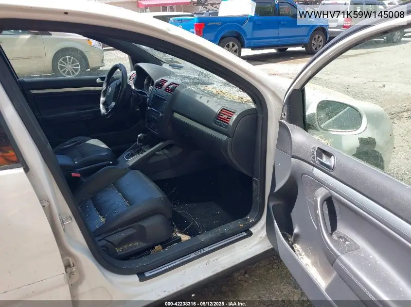 2009 Volkswagen Gti 4-Door VIN: WVWHV71K59W145008 Lot: 42238316