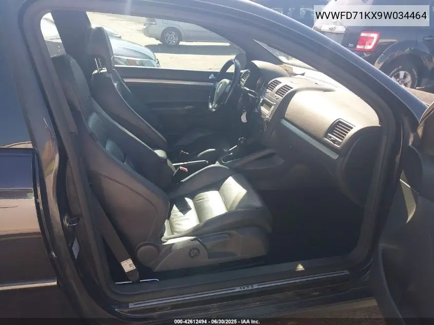 2009 Volkswagen Gti 2-Door VIN: WVWFD71KX9W034464 Lot: 42612494