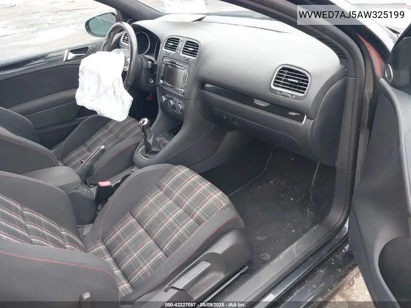 2010 Volkswagen Gti 2-Door VIN: WVWED7AJ5AW325199 Lot: 42227087