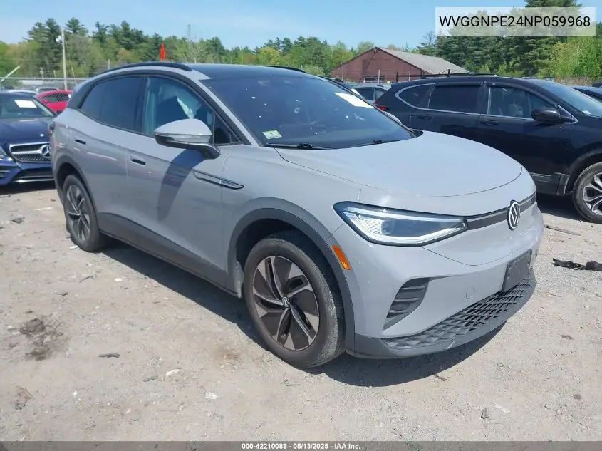 2022 Volkswagen Id.4 Awd Pro S VIN: WVGGNPE24NP059968 Lot: 42210089