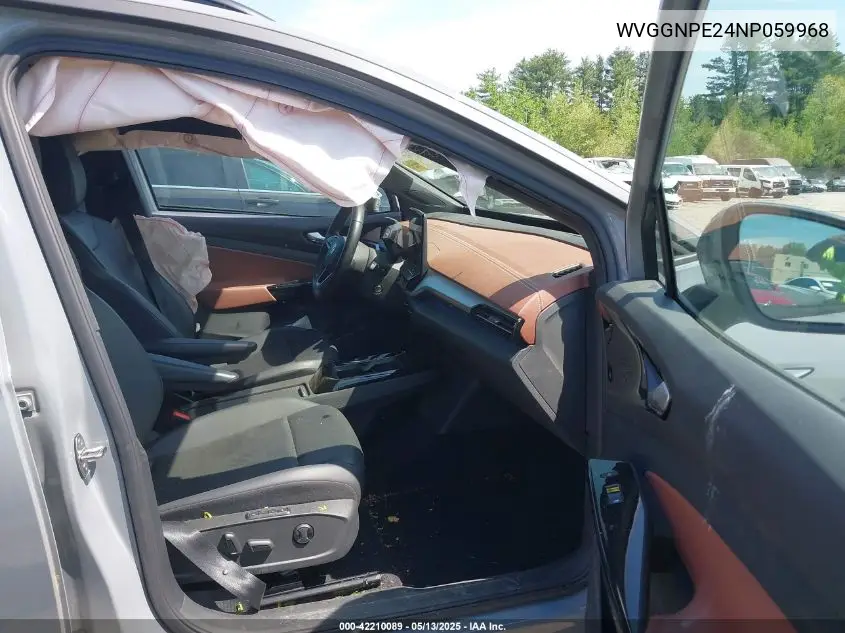 2022 Volkswagen Id.4 Awd Pro S VIN: WVGGNPE24NP059968 Lot: 42210089