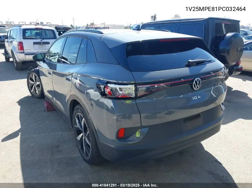 2023 Volkswagen Id.4 S VIN: 1V25MPE81PC032464 Lot: 41841291