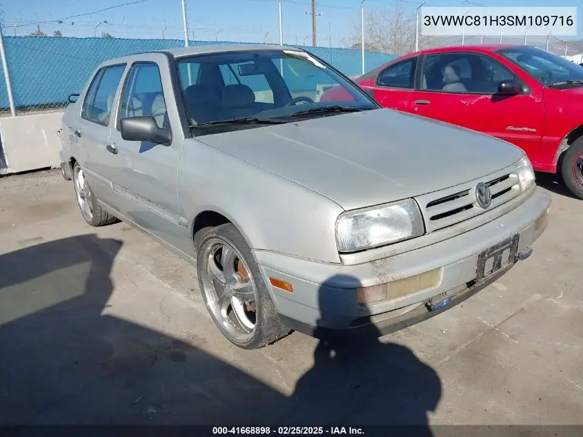 1995 Volkswagen Jetta Iii Celebration VIN: 3VWWC81H3SM109716 Lot: 41668898