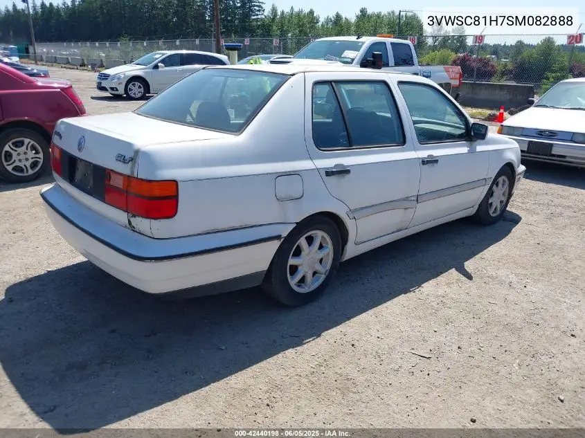 1995 Volkswagen Jetta Iii Gls VIN: 3VWSC81H7SM082888 Lot: 42440198