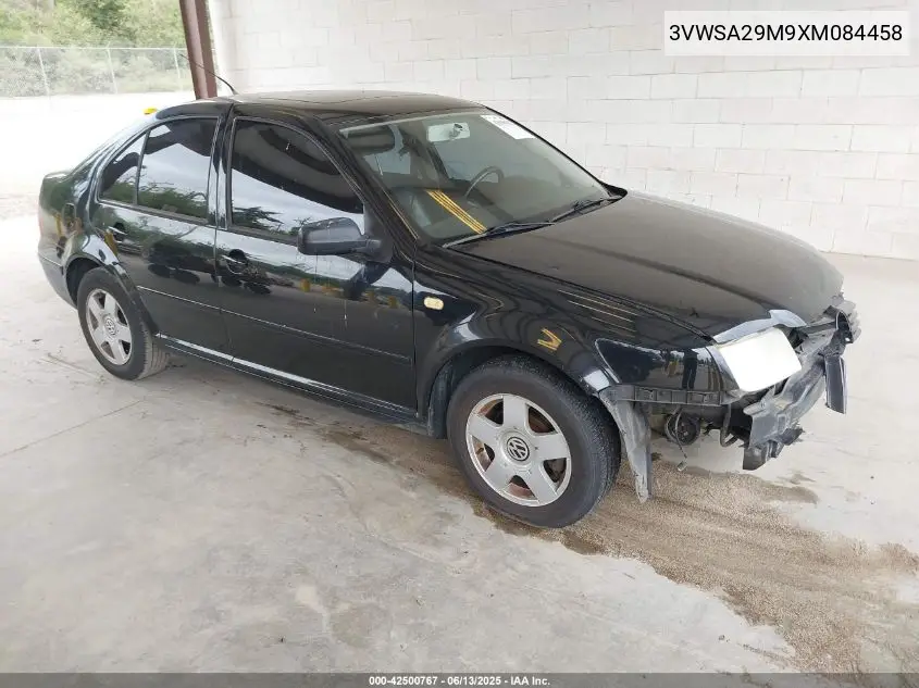 1999 Volkswagen Jetta Gls VIN: 3VWSA29M9XM084458 Lot: 42500767
