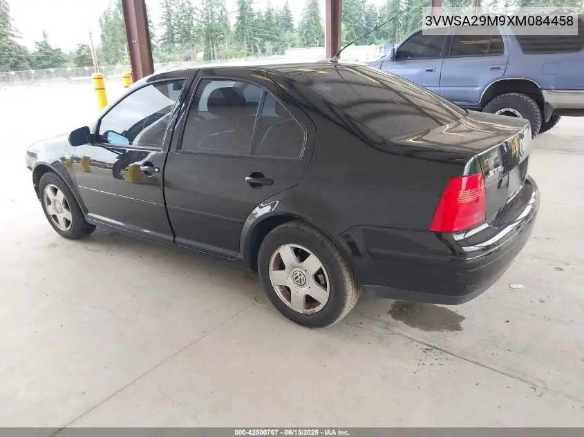 1999 Volkswagen Jetta Gls VIN: 3VWSA29M9XM084458 Lot: 42500767