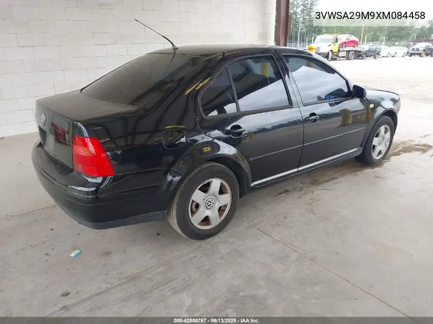 1999 Volkswagen Jetta Gls VIN: 3VWSA29M9XM084458 Lot: 42500767