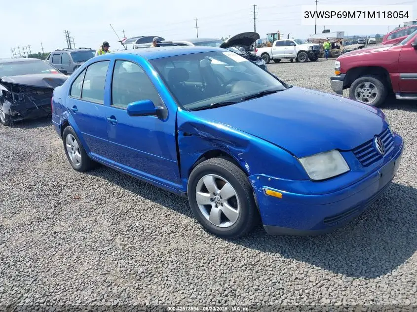 2001 Volkswagen Jetta Gls Tdi VIN: 3VWSP69M71M118054 Lot: 42573594