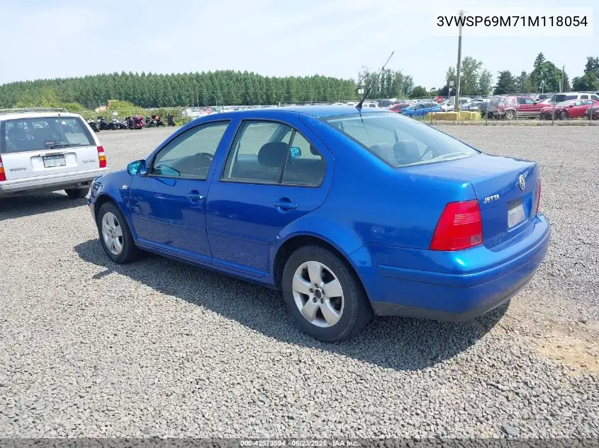 2001 Volkswagen Jetta Gls Tdi VIN: 3VWSP69M71M118054 Lot: 42573594