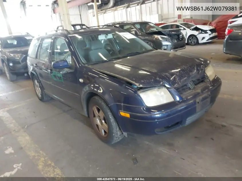 2002 Volkswagen Jetta Gls 2.0L VIN: WVWSB61J62W079381 Lot: 42547573