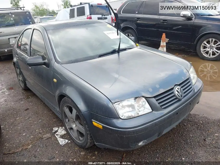 2003 Volkswagen Jetta Gli VIN: 3VWVH69M73M150693 Lot: 42173271