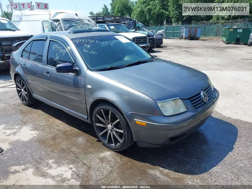 2003 Volkswagen Jetta Gls 2.0L VIN: 3VWSK69M13M076031 Lot: 42553041