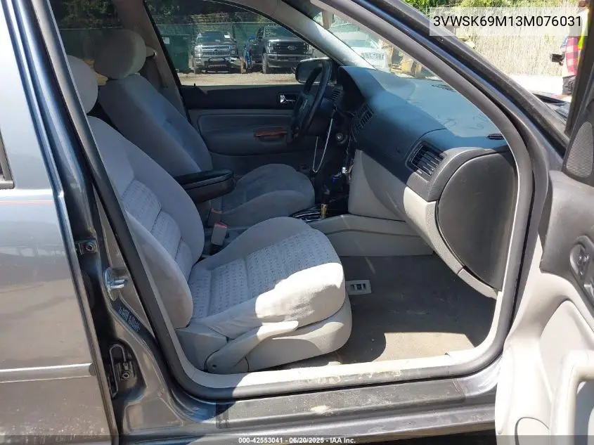 2003 Volkswagen Jetta Gls 2.0L VIN: 3VWSK69M13M076031 Lot: 42553041