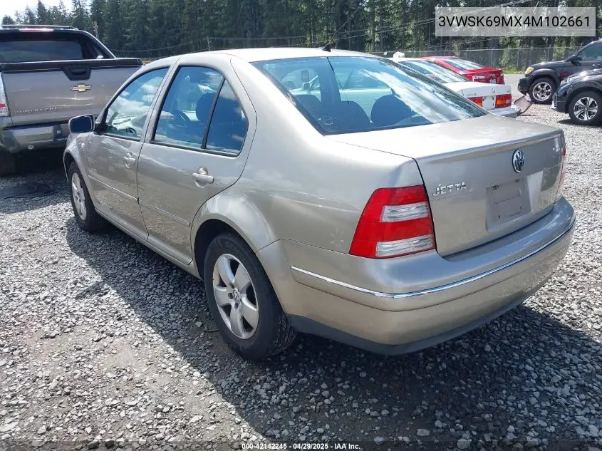 2004 Volkswagen Jetta Gls 2.0L VIN: 3VWSK69MX4M102661 Lot: 42142245