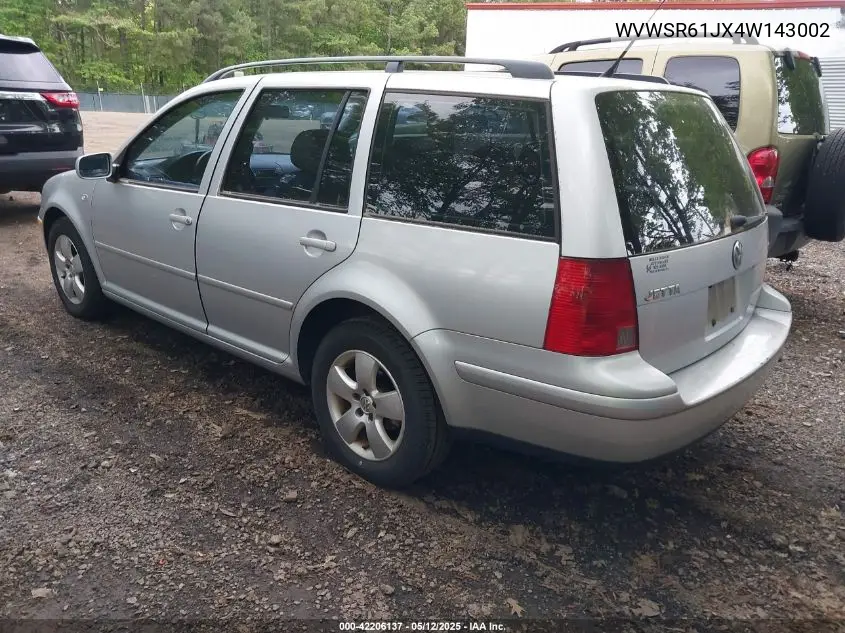 2004 Volkswagen Jetta Gls Tdi VIN: WVWSR61JX4W143002 Lot: 42206137