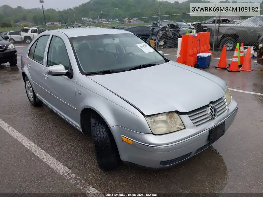 2004 Volkswagen Jetta Gl VIN: 3VWRK69M84M108182 Lot: 42213860