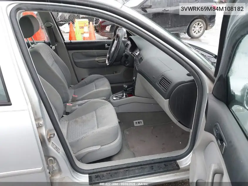 2004 Volkswagen Jetta Gl VIN: 3VWRK69M84M108182 Lot: 42213860