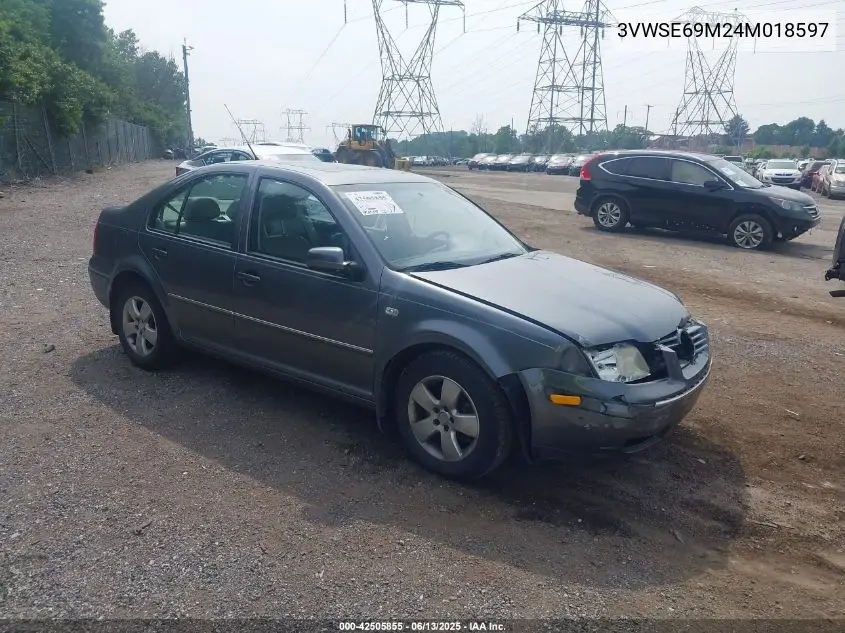 2004 Volkswagen Jetta Gli 1.8T/Gls 1.8T VIN: 3VWSE69M24M018597 Lot: 42505855