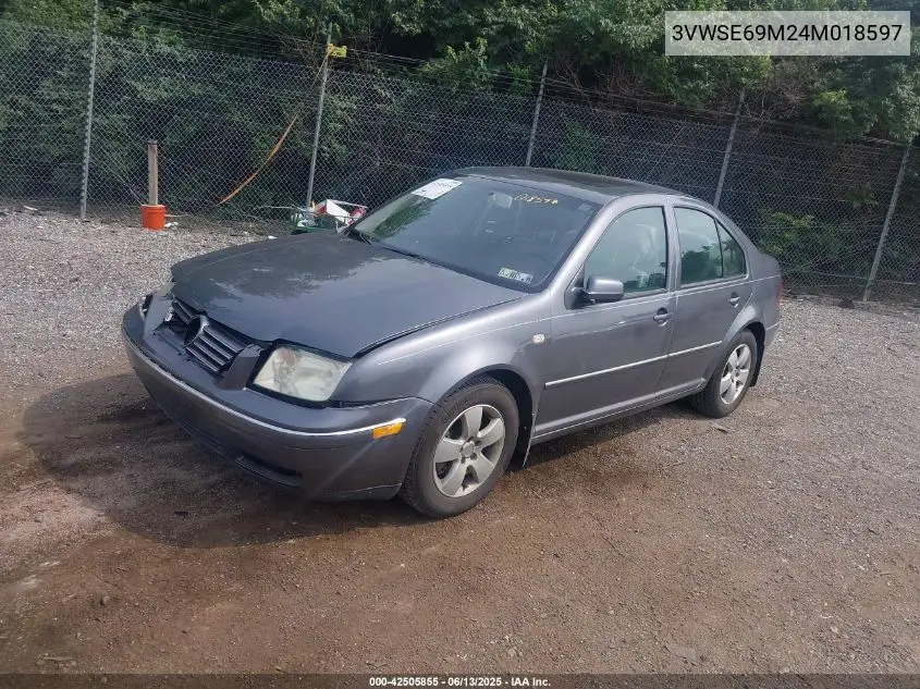 2004 Volkswagen Jetta Gli 1.8T/Gls 1.8T VIN: 3VWSE69M24M018597 Lot: 42505855