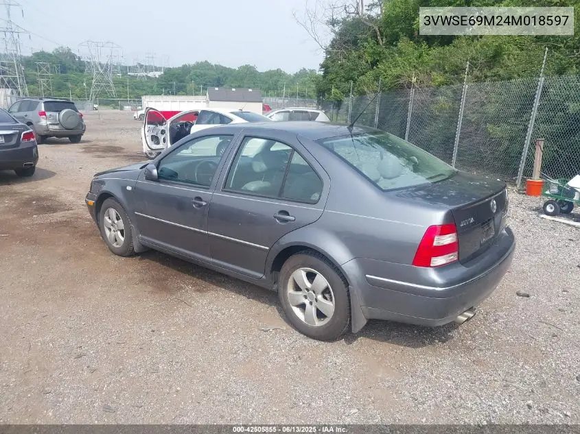 2004 Volkswagen Jetta Gli 1.8T/Gls 1.8T VIN: 3VWSE69M24M018597 Lot: 42505855