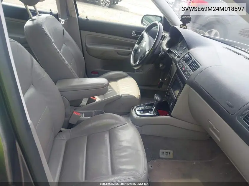 2004 Volkswagen Jetta Gli 1.8T/Gls 1.8T VIN: 3VWSE69M24M018597 Lot: 42505855
