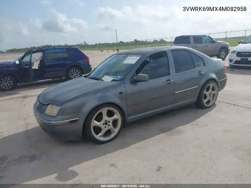 2004 Volkswagen Jetta Gl VIN: 3VWRK69MX4M082958 Lot: 42524511