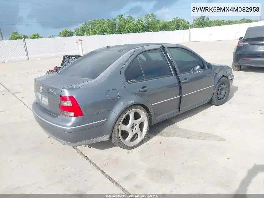 2004 Volkswagen Jetta Gl VIN: 3VWRK69MX4M082958 Lot: 42524511