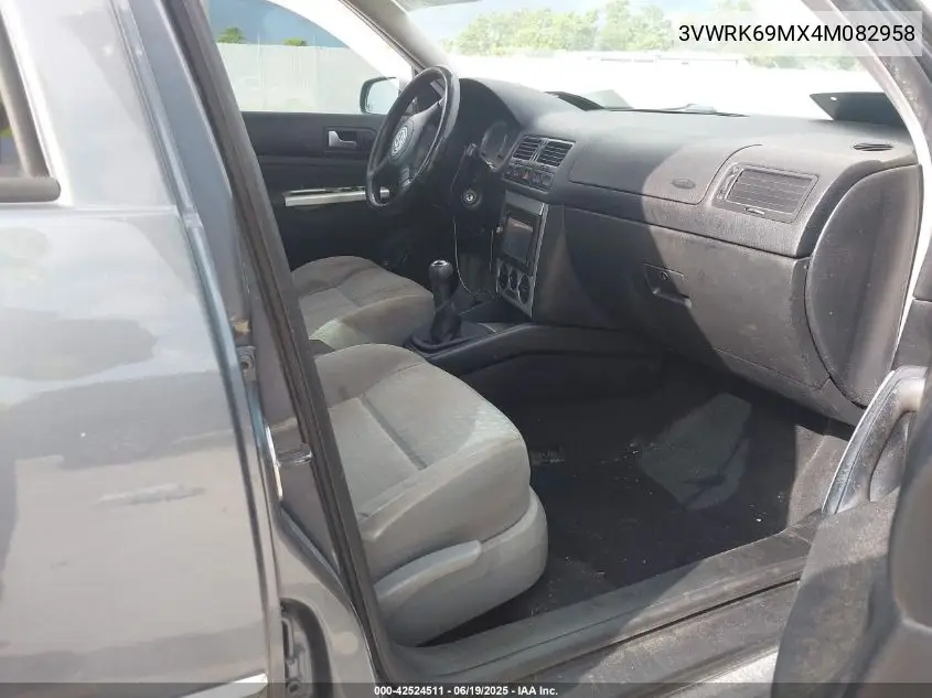 2004 Volkswagen Jetta Gl VIN: 3VWRK69MX4M082958 Lot: 42524511