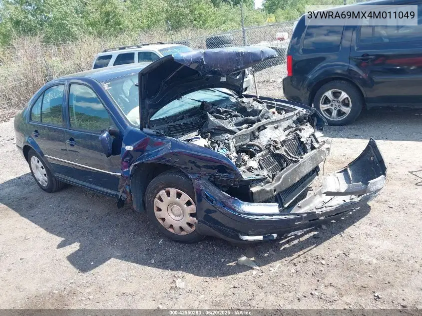 2004 Volkswagen Jetta Gl VIN: 3VWRA69MX4M011049 Lot: 42550283