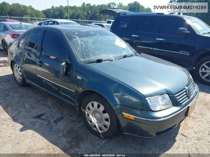 2004 Volkswagen Jetta Gl VIN: 3VWRK69M84M019289 Lot: 42552949
