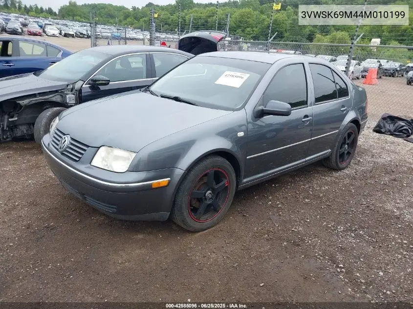 2004 Volkswagen Jetta Gls 2.0L VIN: 3VWSK69M44M010199 Lot: 42585096
