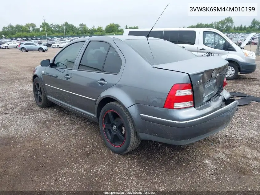 2004 Volkswagen Jetta Gls 2.0L VIN: 3VWSK69M44M010199 Lot: 42585096