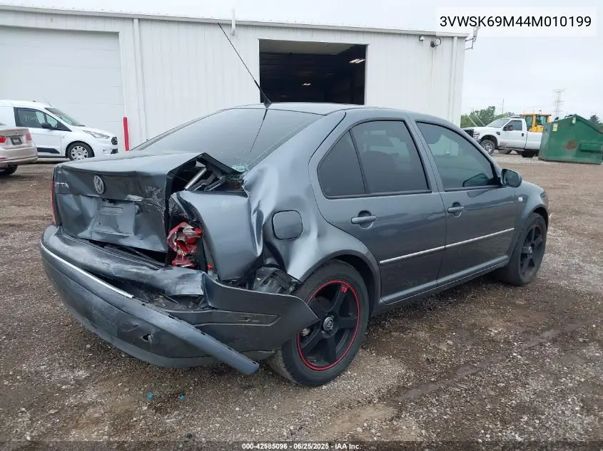 2004 Volkswagen Jetta Gls 2.0L VIN: 3VWSK69M44M010199 Lot: 42585096