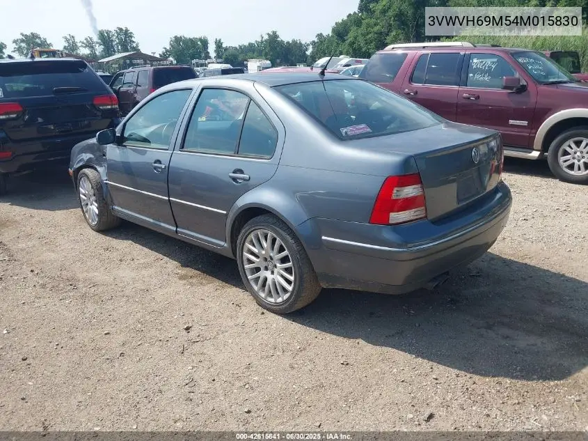 2004 Volkswagen Jetta Gli VIN: 3VWVH69M54M015830 Lot: 42615641