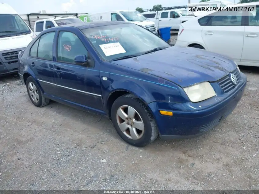 2004 Volkswagen Jetta Gl VIN: 3VWRK69M44M064262 Lot: 42617140